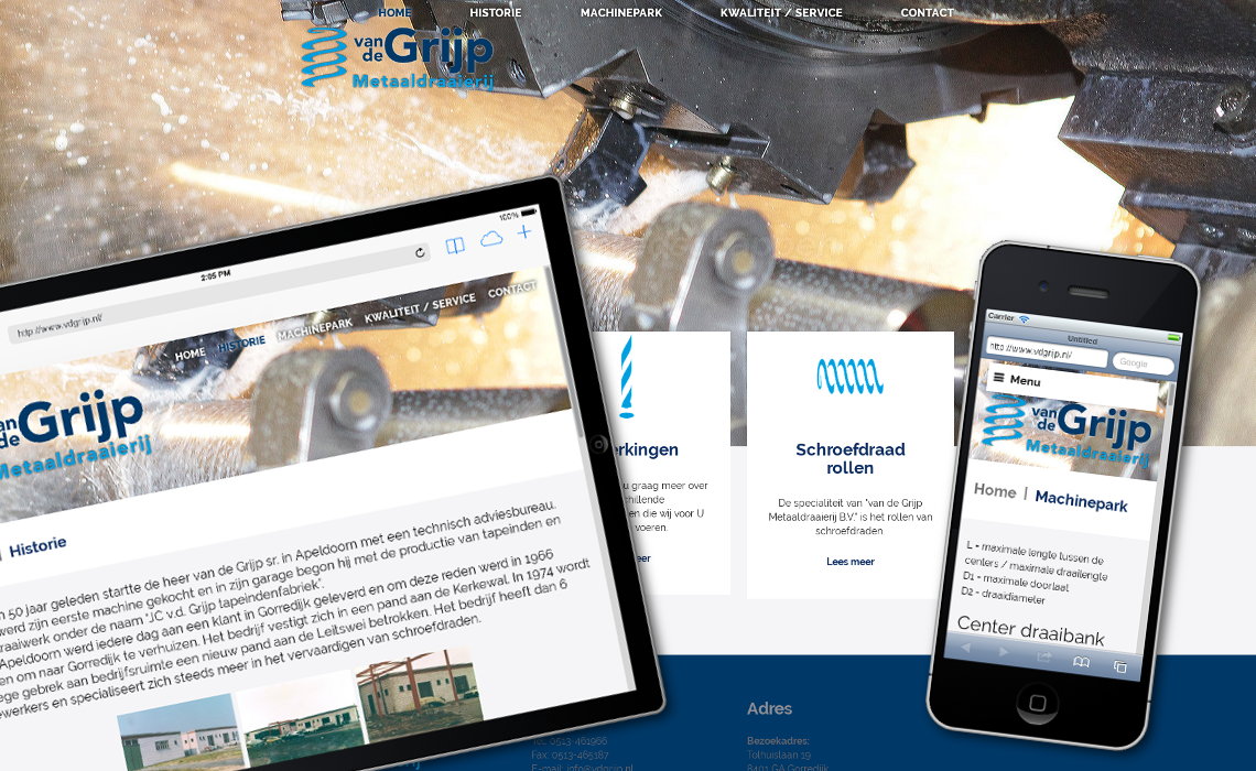 Website vdgrijp.nl